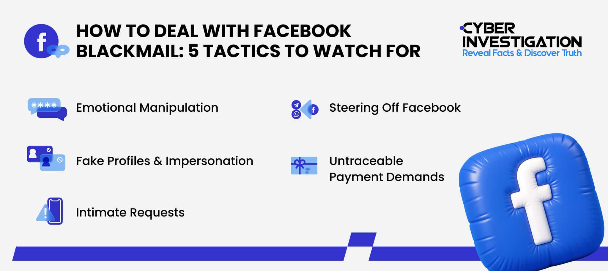 How to Deal with Facebook Blackmail - 5 Tactics to Watch For
