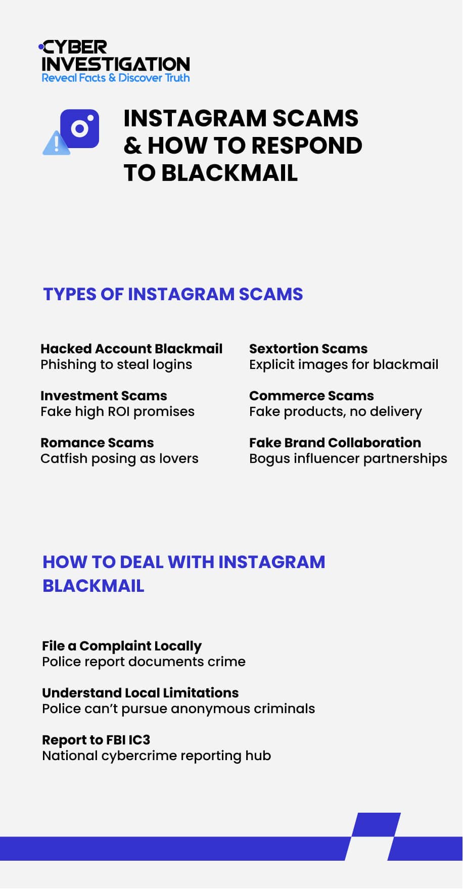 Types of Instagram Scams & How to Respond to Blackmail