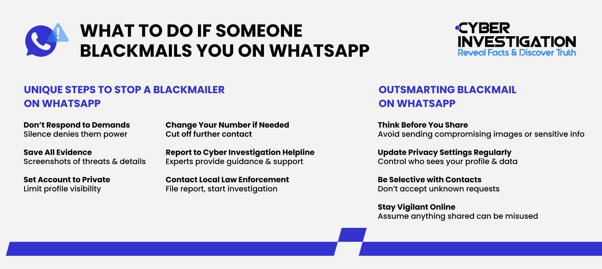 What to Do if Someone Blackmails You on WhatsApp