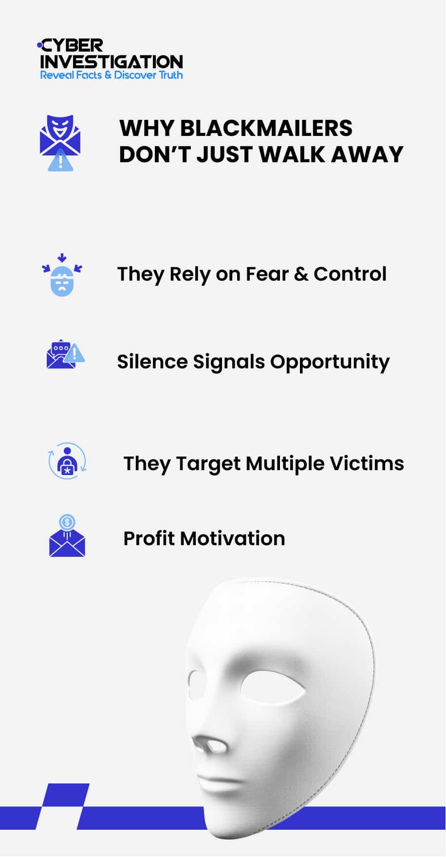 Why Blackmailers Don’t Just Walk Away