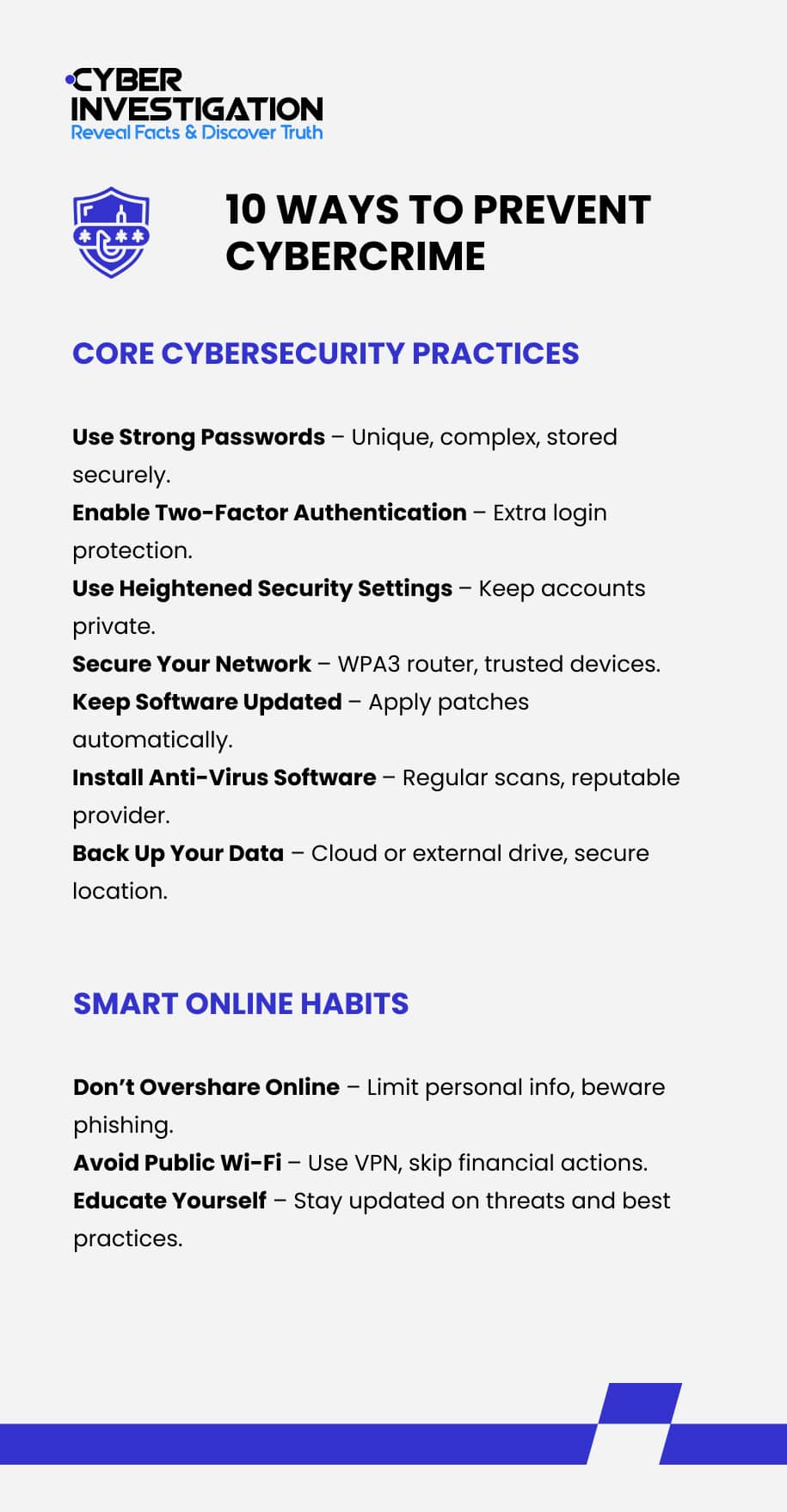 10 Ways to Prevent Cybercrime