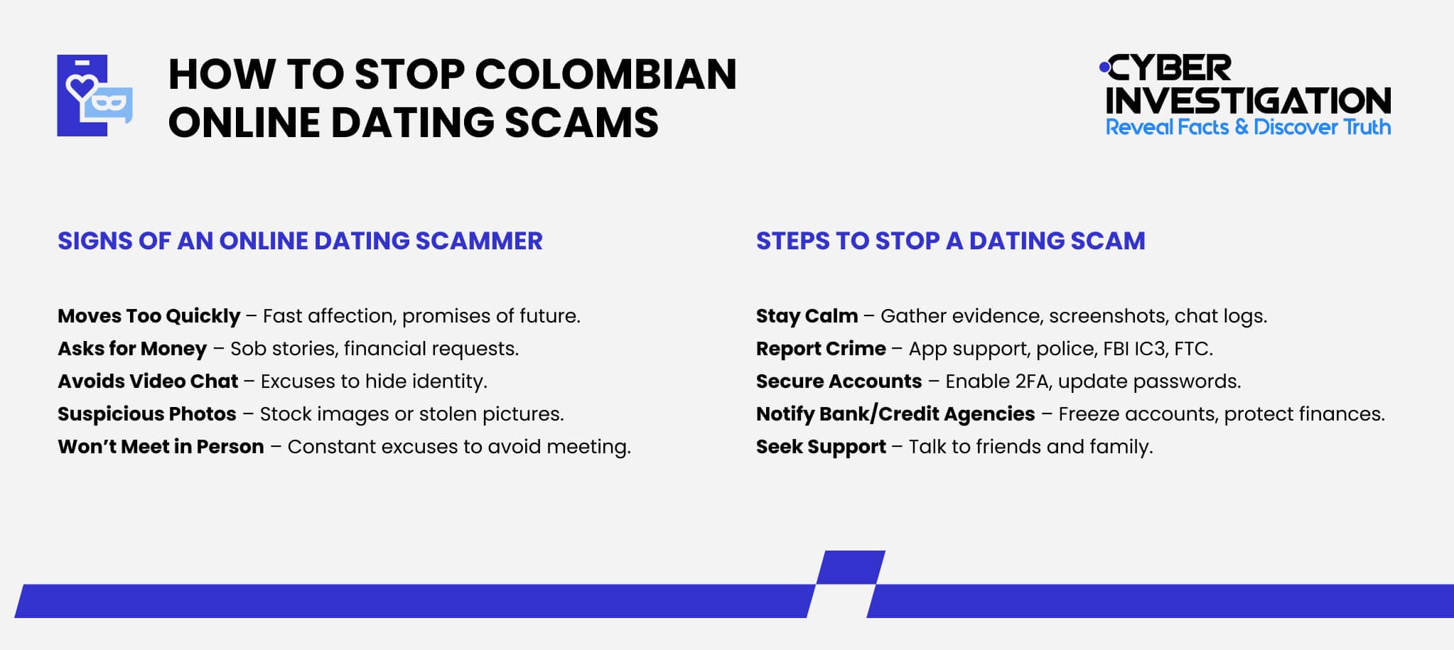 How to Stop Colombian Online Dating Scams