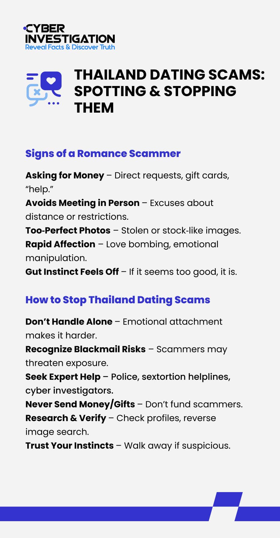 Thailand Dating Scams Spotting & Stopping Them